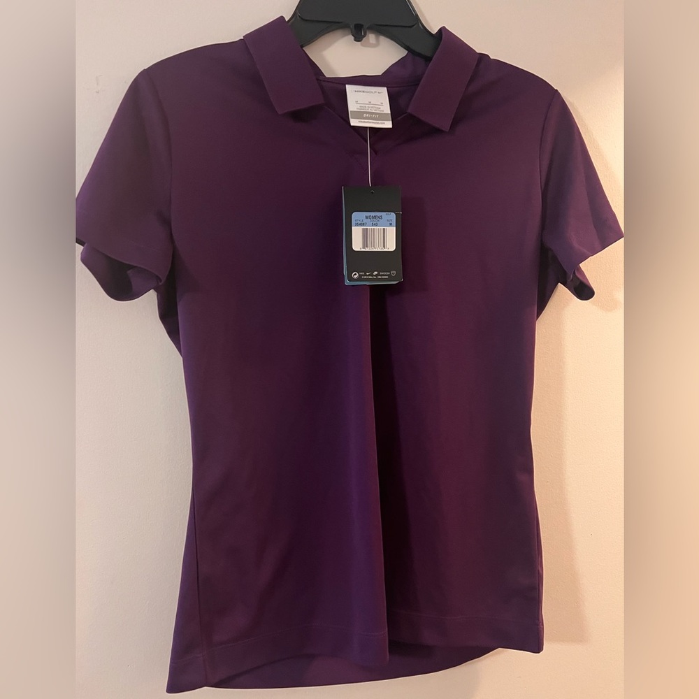 Purple Nike Golf Polo Shirt, New with Tags